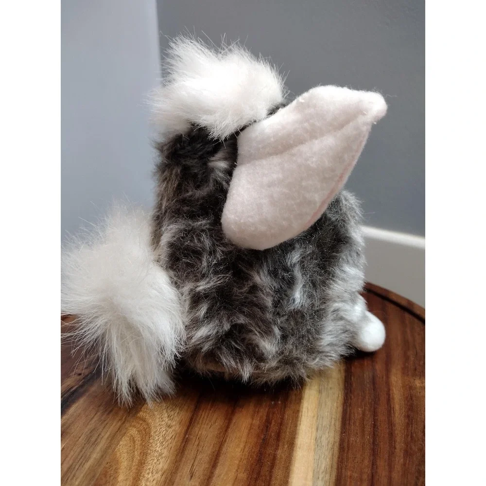 Vintage 1998 Grey Owl Furby with Green Eyes